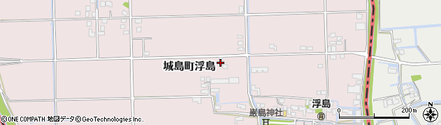 福岡県久留米市城島町浮島237周辺の地図