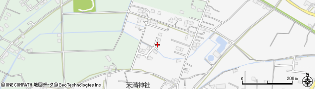 福岡県久留米市三潴町西牟田82周辺の地図