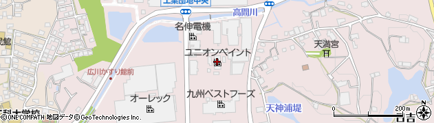 株式会社ユニオンペイント　福岡工場周辺の地図