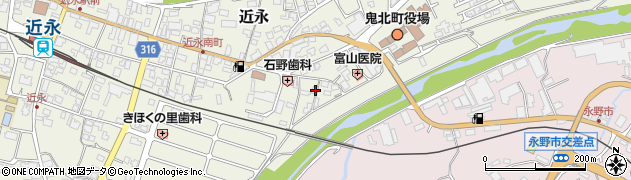 近永治療院周辺の地図