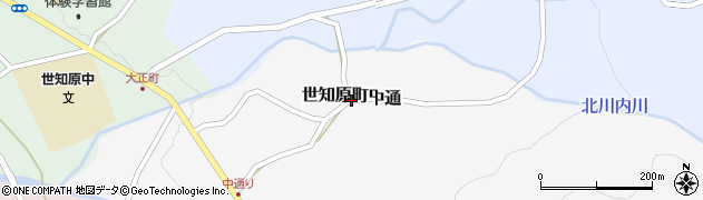 長崎県佐世保市世知原町中通周辺の地図