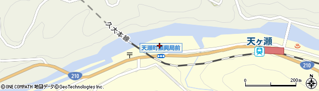 日田市役所天瀬振興局　産業建設係周辺の地図