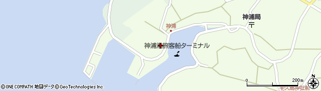 宇久小値賀漁業協同組合　神浦出張所周辺の地図