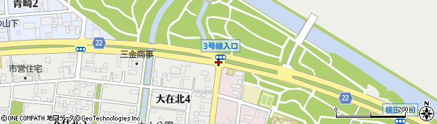 ３号線入口周辺の地図
