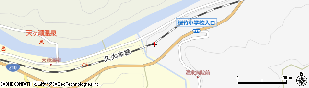 大分県日田市天瀬町赤岩3周辺の地図