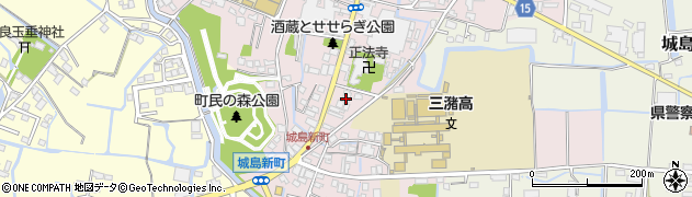 大川信用金庫城島支店周辺の地図