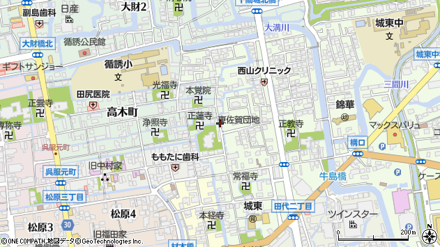 〒840-0821 佐賀県佐賀市東佐賀町の地図