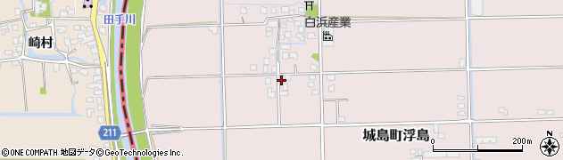 福岡県久留米市城島町浮島815周辺の地図