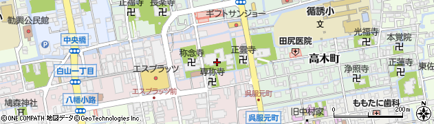 佐賀県佐賀市呉服元町6周辺の地図