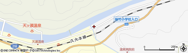 大分県日田市天瀬町赤岩1周辺の地図