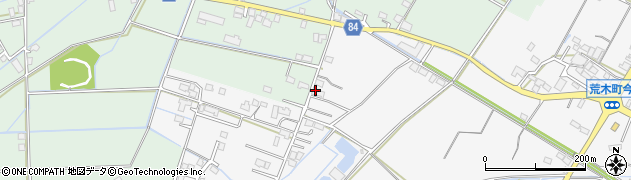 福岡県久留米市三潴町西牟田27周辺の地図
