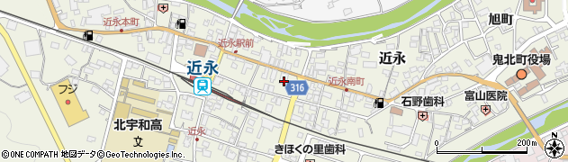 愛媛銀行近永支店 ＡＴＭ周辺の地図