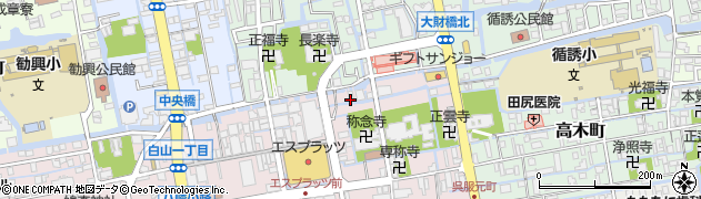 菊水堂画廊周辺の地図