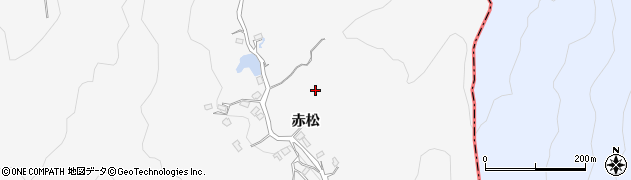 大分県別府市赤松周辺の地図