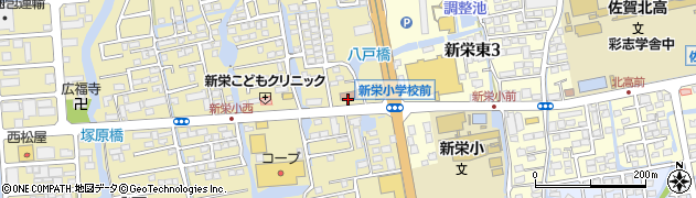 佐賀広域消防局佐賀消防署西分署周辺の地図