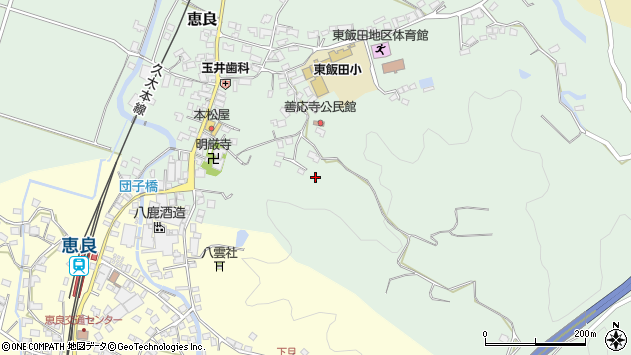〒879-4631 大分県玖珠郡九重町恵良の地図