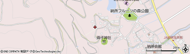 佐賀県多久市東多久町納所平林周辺の地図