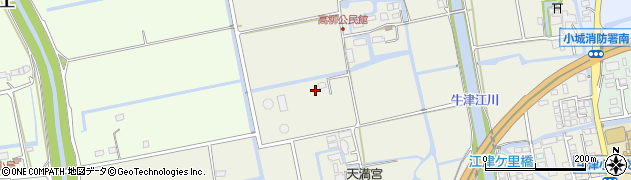 佐賀県小城市牛津町勝554周辺の地図