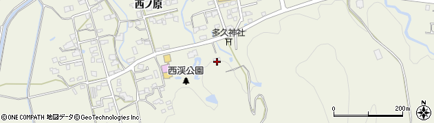 佐賀県多久市多久町西ノ原1970周辺の地図