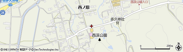 佐賀県多久市多久町西ノ原周辺の地図