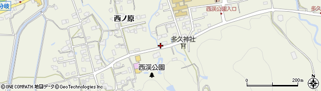 佐賀県多久市多久町西ノ原1972周辺の地図