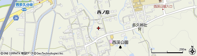 佐賀県多久市多久町西ノ原2075周辺の地図