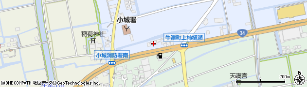佐賀県小城市牛津町乙柳876周辺の地図
