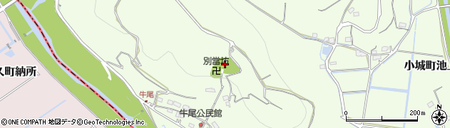 牛尾神社周辺の地図