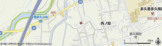 佐賀県多久市多久町西町周辺の地図