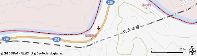 大分県日田市天瀬町赤岩912周辺の地図