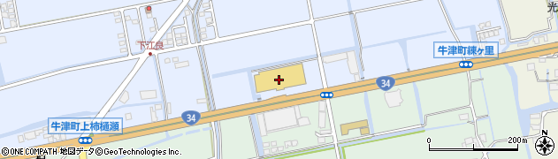 ホームセンターグッデイ牛津店周辺の地図