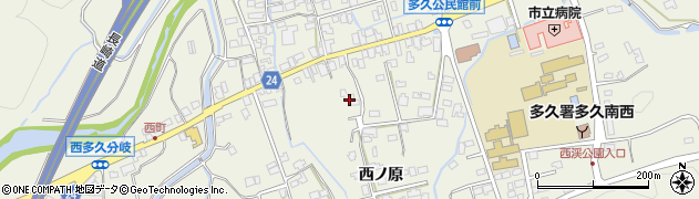 佐賀県多久市多久町西ノ原2117周辺の地図
