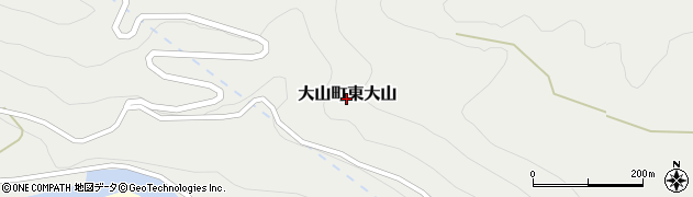 大分県日田市大山町東大山周辺の地図