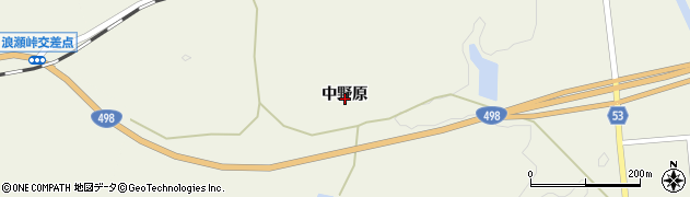佐賀県伊万里市松浦町中野原周辺の地図