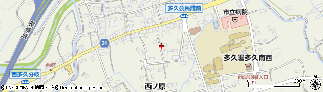 佐賀県多久市多久町西ノ原2135周辺の地図