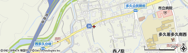 佐賀県多久市多久町西ノ原2221周辺の地図