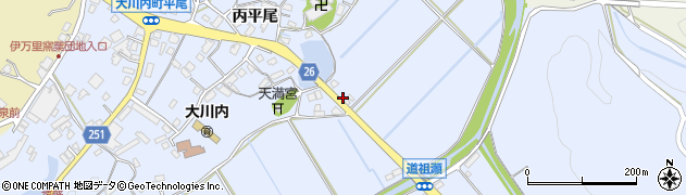 佐賀県伊万里市大川内町丙平尾2357周辺の地図