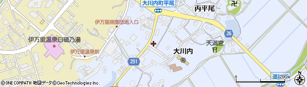 佐賀県伊万里市大川内町丙平尾2486周辺の地図
