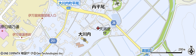 佐賀県伊万里市大川内町丙平尾2389周辺の地図