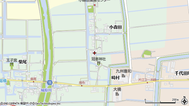 〒842-0066 佐賀県神埼市千代田町用作の地図