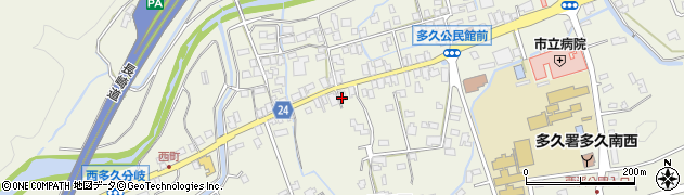 佐賀県多久市多久町西ノ原2213周辺の地図