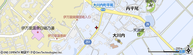 佐賀県伊万里市大川内町丙平尾2504周辺の地図