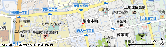 佐賀県佐賀市駅南本町周辺の地図