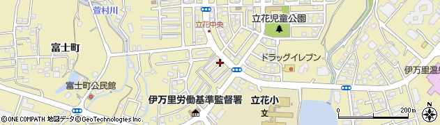 佐賀県伊万里市立花台周辺の地図