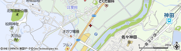 佐々松瀬郵便局周辺の地図