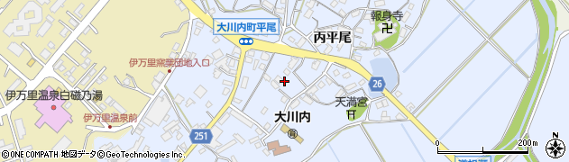 佐賀県伊万里市大川内町丙平尾2450周辺の地図