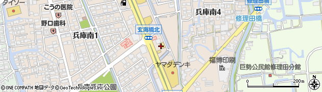 本庄うなぎ屋 東部店周辺の地図