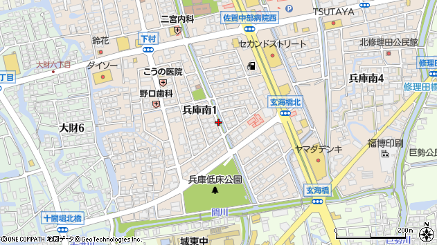 〒849-0918 佐賀県佐賀市兵庫南の地図
