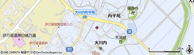 佐賀県伊万里市大川内町丙平尾2454周辺の地図