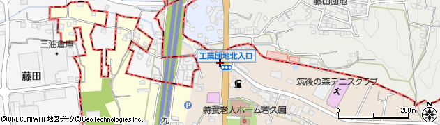 有限会社読売センター上津周辺の地図